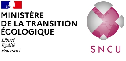 Logo Ministère en charge de l'Ecologie et logo du SNCU